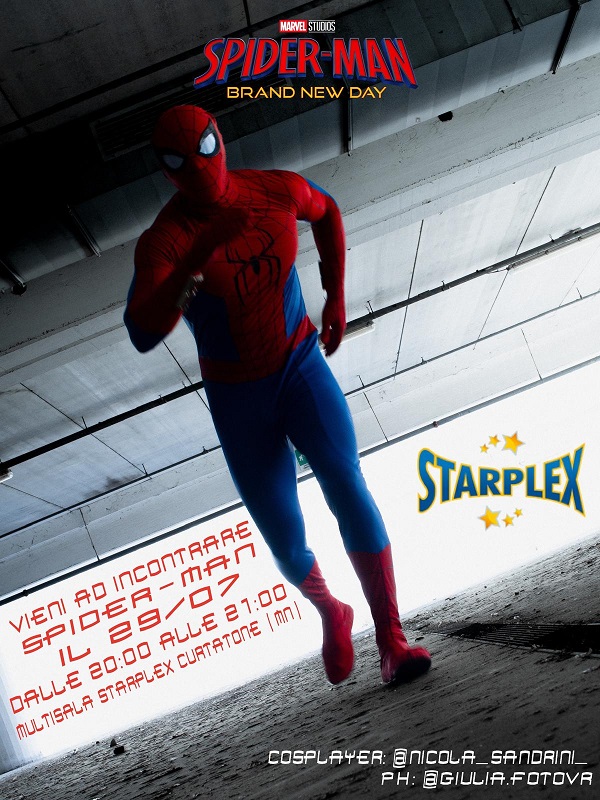 Cosplay spider man